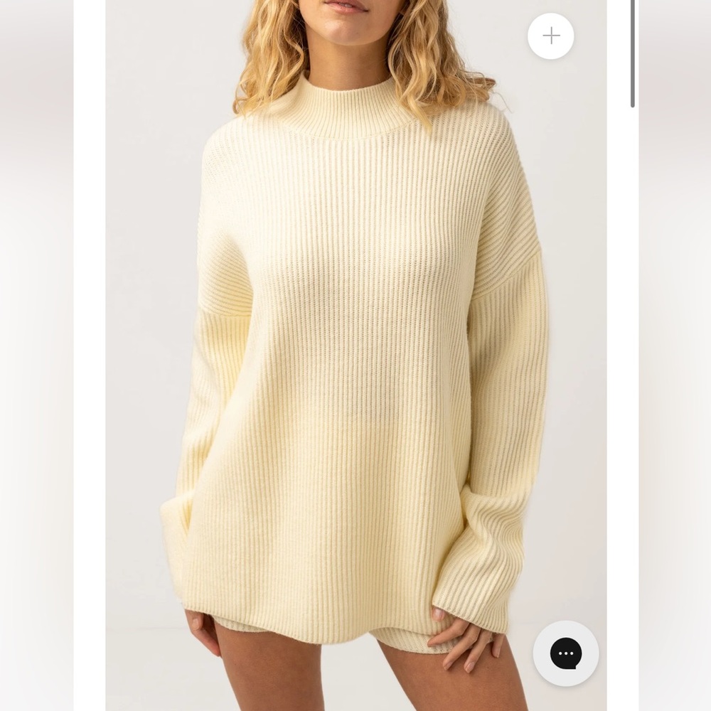 RHYTHM Classic Knit Jumper Butter